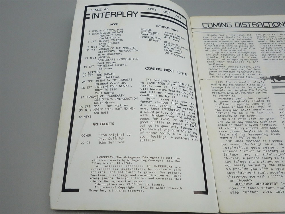 Interplay: The metagamer dialogues - Issue # 8