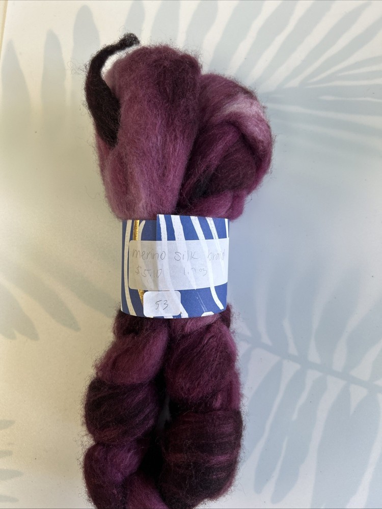 Merino Silk Roving