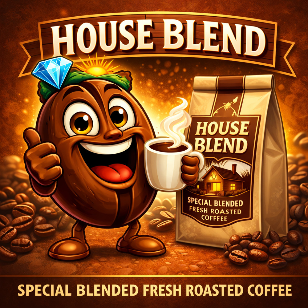 Diamond State Roasters Special Fresh Roasted House Blend Coffee