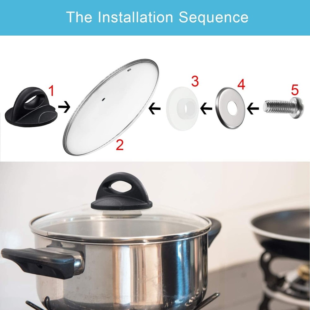 Compatible with Rival Crock Pot Replacement Lid Parts Pan Lid Replacement Handle
