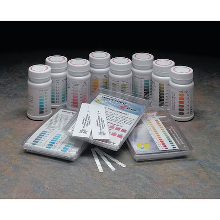Industrial Test Systems 481345 Test Strips, Eco Check 5-In-1, Pk25