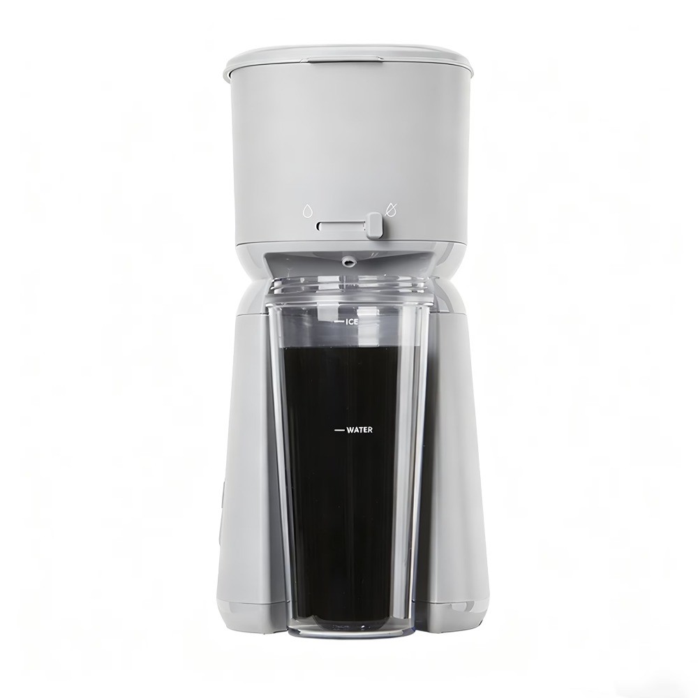 Single Serve Iced Coffee Maker, Soft Silver
