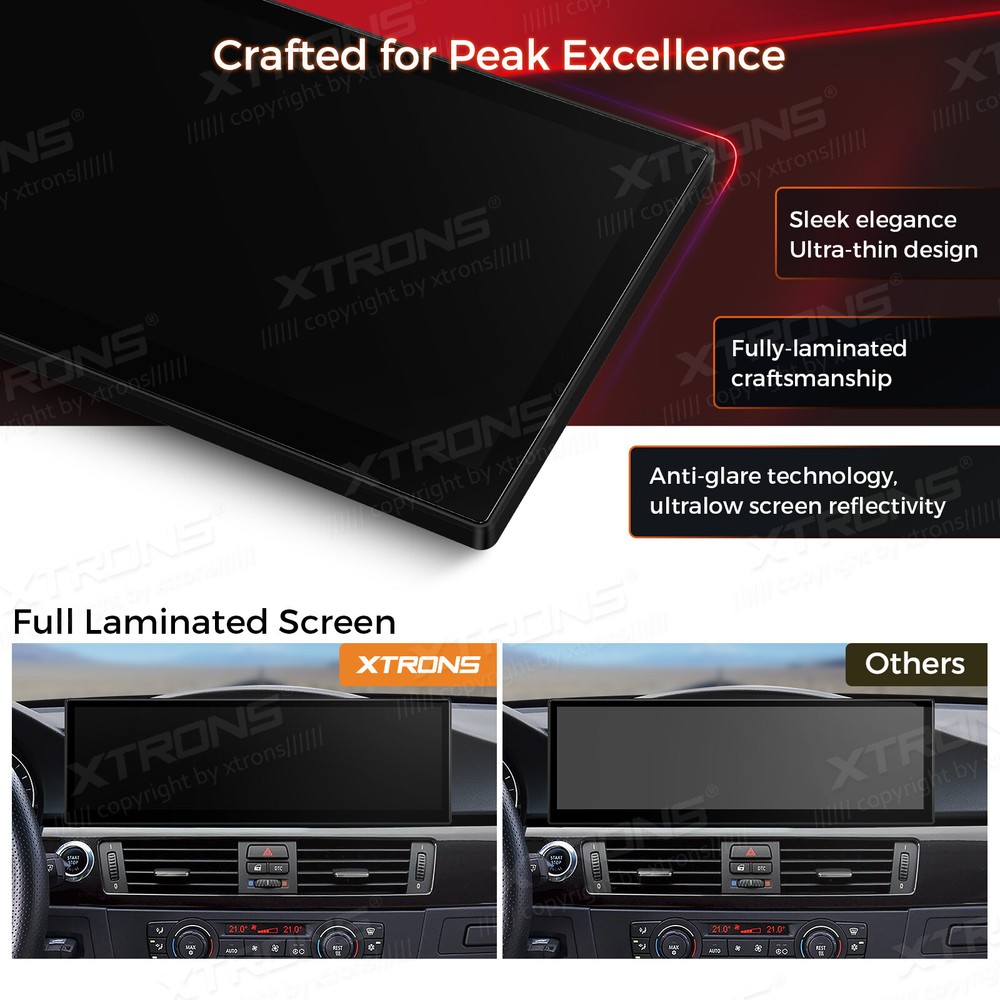 14.9" CarPlay 4G LTE Android Octa-Core Car GPS Stereo For BMW E90 E91 E92 CCC