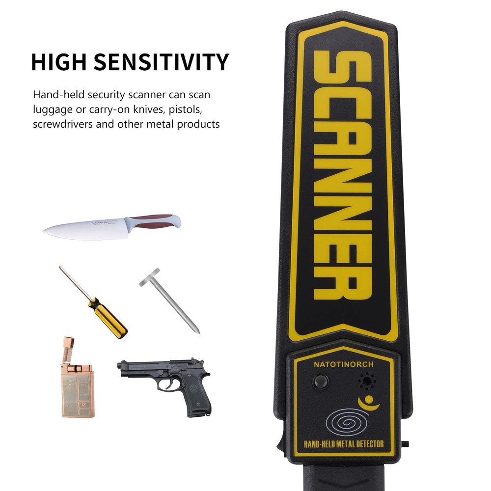 Handheld Metal Detector Wand,High-Sensitivity Security Detector Wand, for Sec...