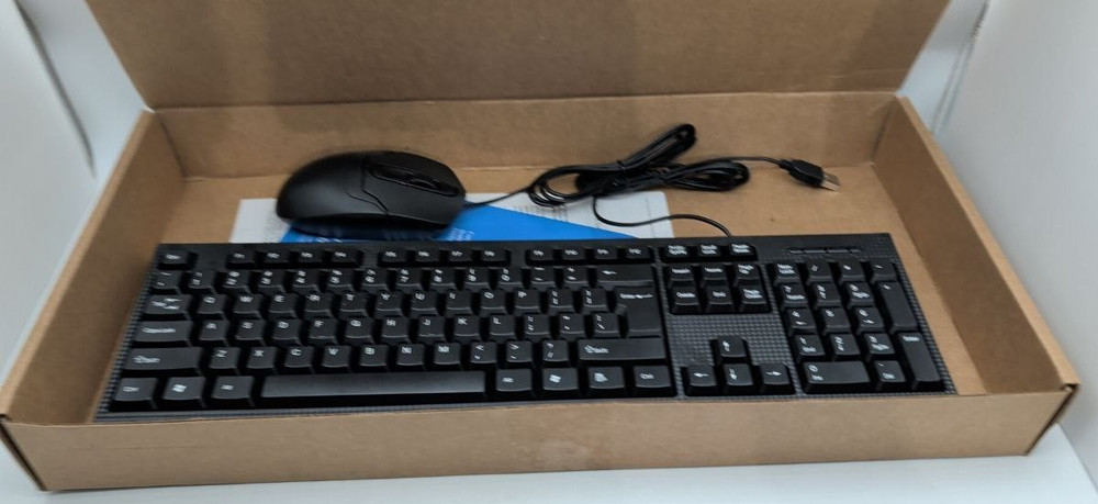 CMK 858 Keyboard Mouse Set 104 Keys USB Combo Home Office Gaming Computer PC