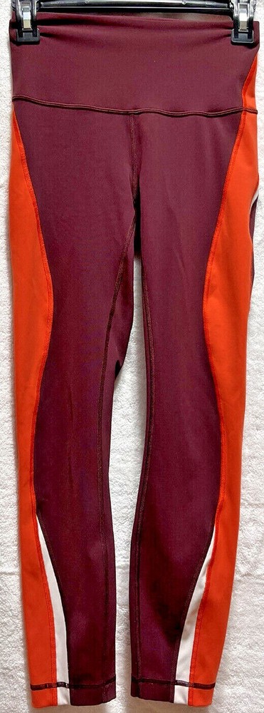 LULULEMON WOMENS LEGGINGS MULTICOLOR SIZE 4
