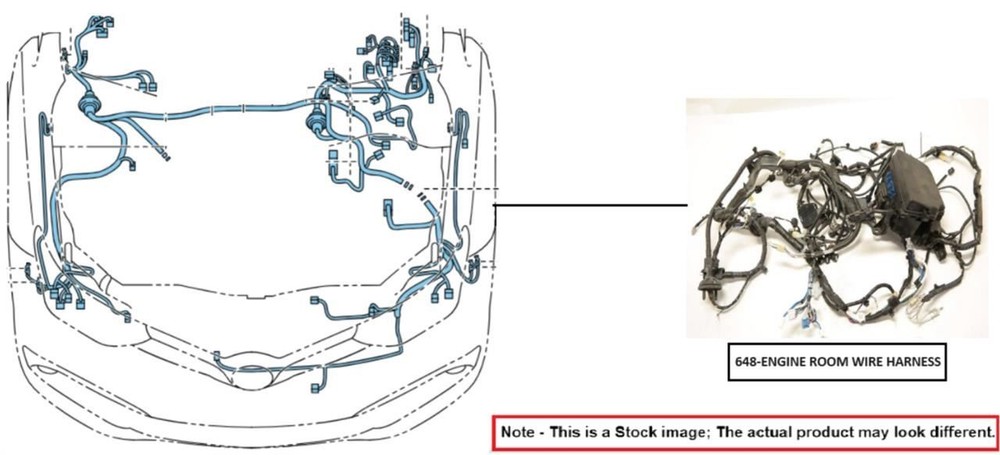 ENGINE ROOM HARNESS OEM 2016 HONDA PILOT