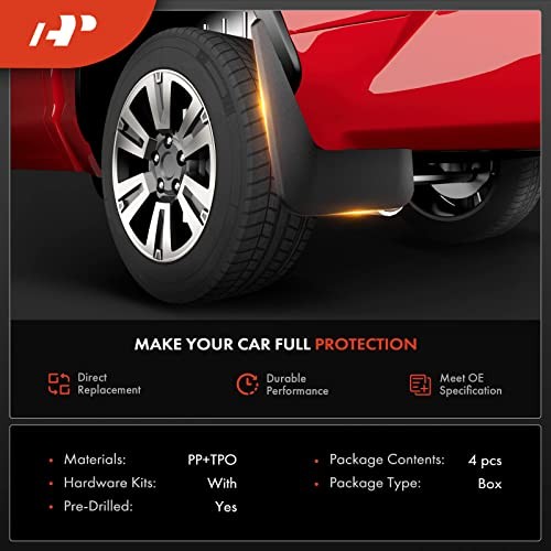 4Pcs Mud Flaps Splash Guards Mudguards Compatible with Chevrolet Tahoe 2021