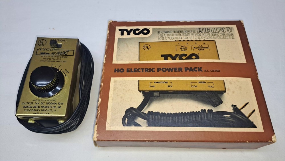 Tyco Train Control Power Supplys Model 899 And 853 Tested
