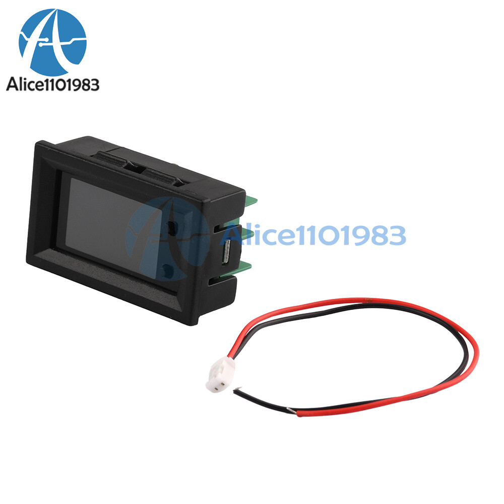 DC 7-200V 20A 1.14" HD IPS LCD Screen 8-in-1 Multi-function Power Voltage Meter