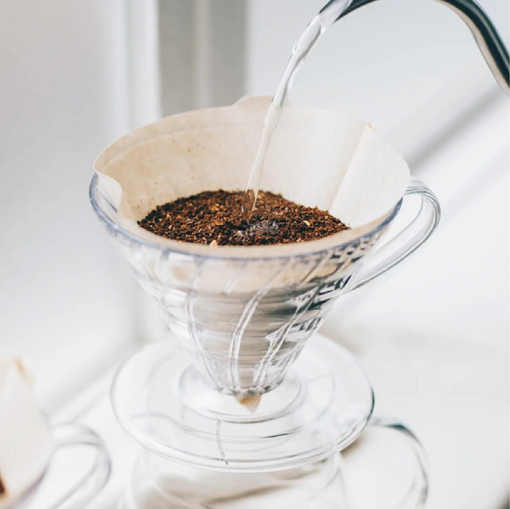 V60 Plastic Coffee Dripper, 02, Clear