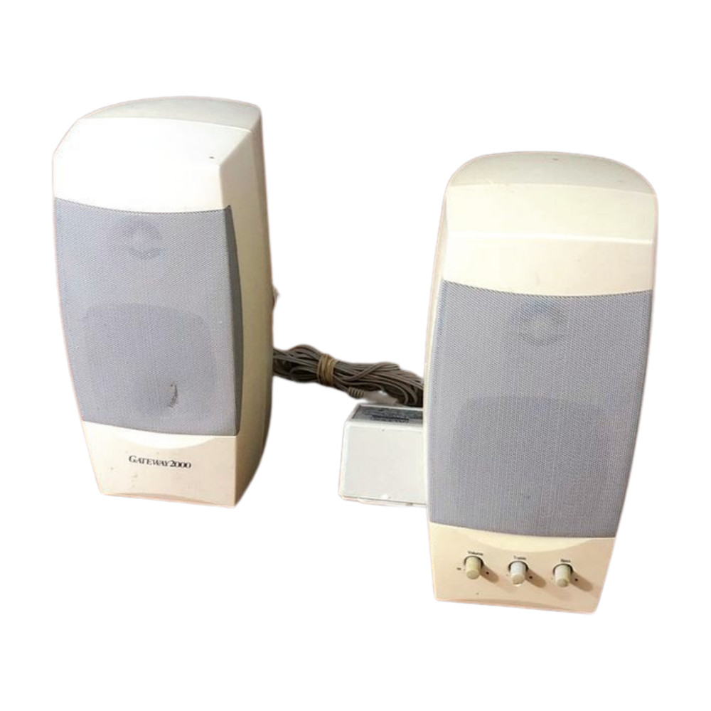 Vintage Gateway 2000 ACS41 Altec Lansing Multimedia Computer Speaker System