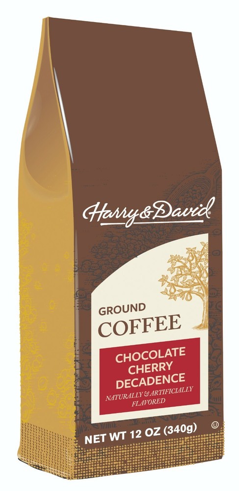 Harry & David Ground Coffee, Chocolate Cherry Decadence, 4/12 oz bags