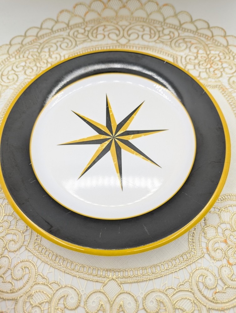 Galleyware Co. Commodore Bowl Compass Rose Plates Nautical Salad and dinner READ