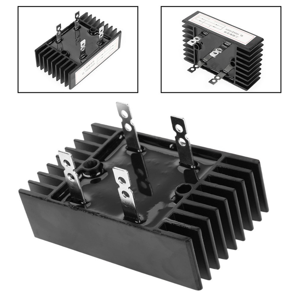 2 Phase High Power Bridge Rectifier 100A 1600V Ensures Stable Performance