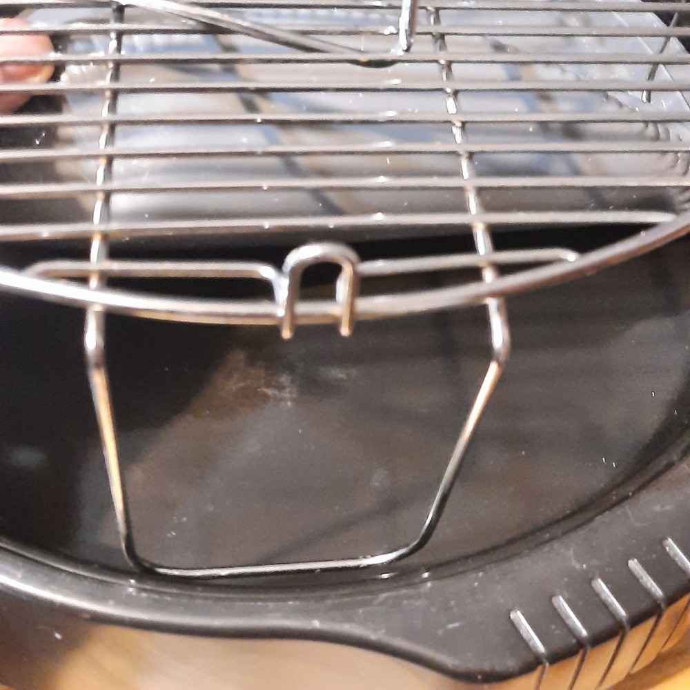 Nuwave Ovan Model 20353 Replacemnet Bottom Drip Pan And Rack Black Nocracks