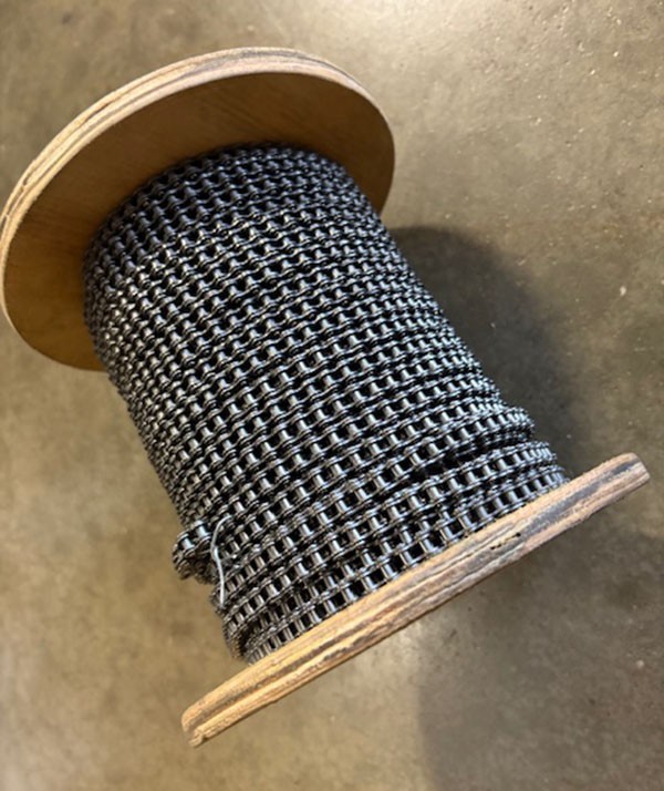 #25 ROLLER CHAIN, 100 FT PLUS 10 MASTER CONNECTING LINKS