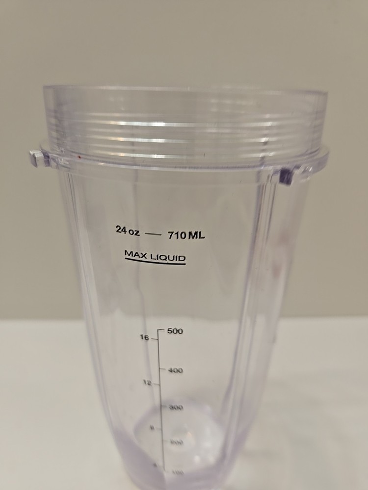 Ninja 24 Oz Single Serve Blender Cup Replacement OEM Plastic 710 ML