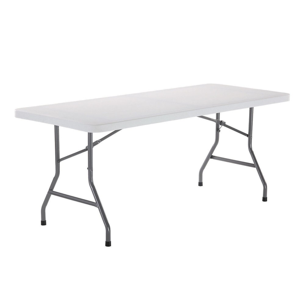 Global Industrial 72" Plastic Folding Table White