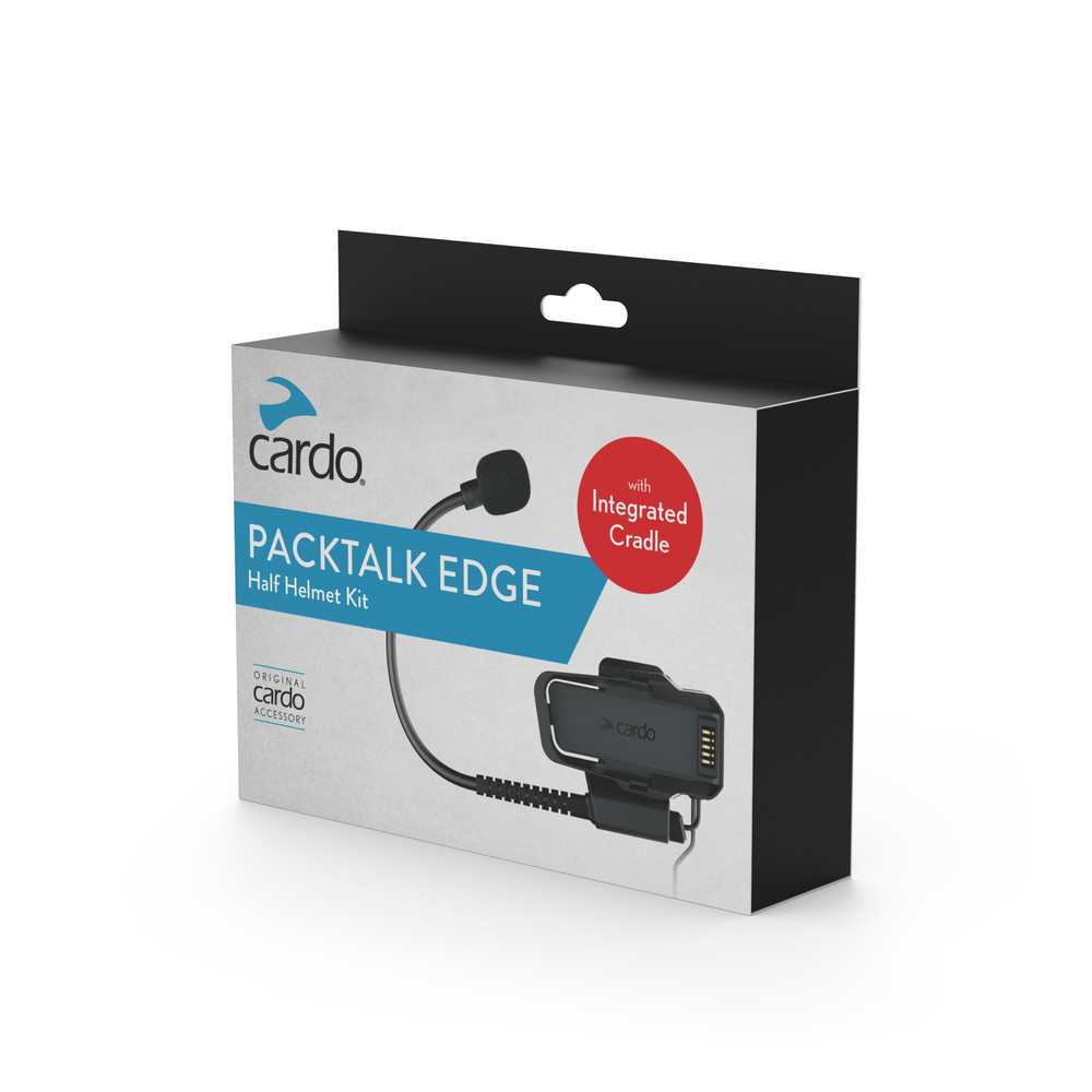 Cardo Packtalk Edge Half Helmet Kit