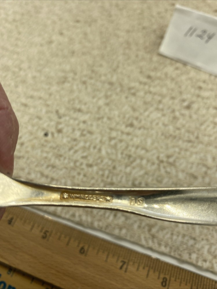 Wm Rogers IS 1958 “SWEEP” Dinner Spoon 6” Silverplate Flatware