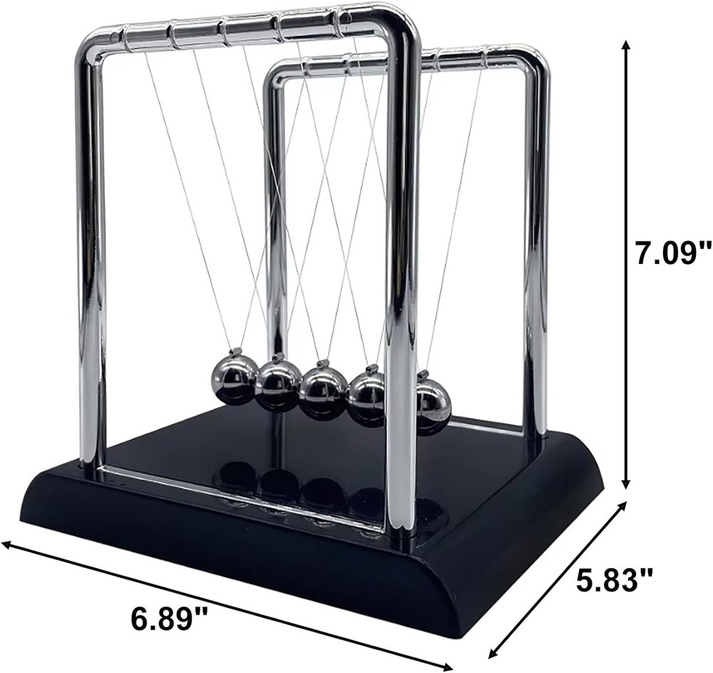 Bolas de equilibrio Newton Cradle Bolas de oscilación de péndulo