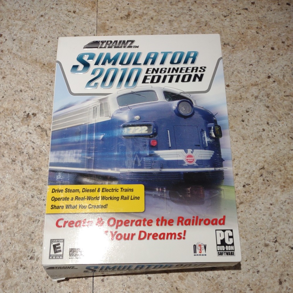 Trainz Simulator 2010 (Engineers Edition) (PC, 2010) DVD-ROM software tropics