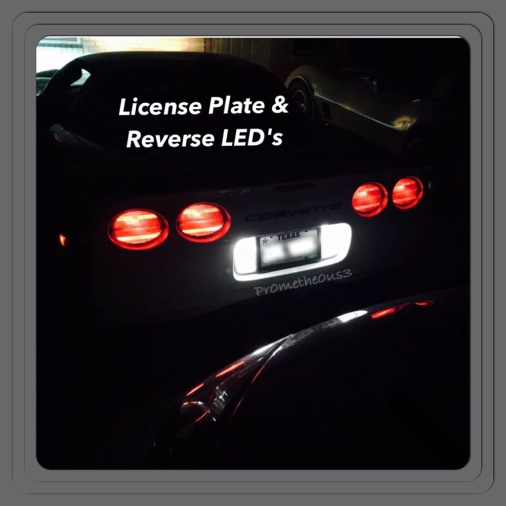 1997-2004 c5 Corvette Crisp White Reverse (Back-Up) LED lights