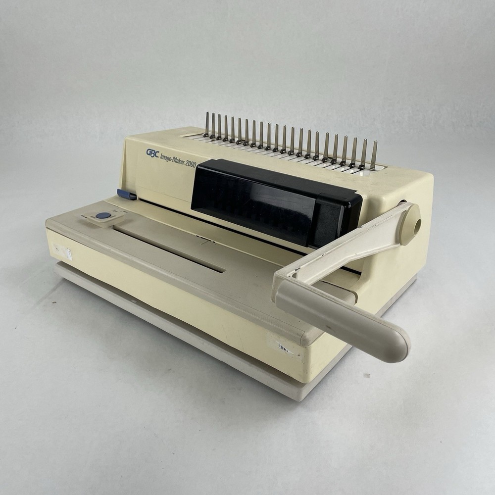 GBC Image Maker 2000 Binding Machine Punch Paper Control Arm Business IM2000-2