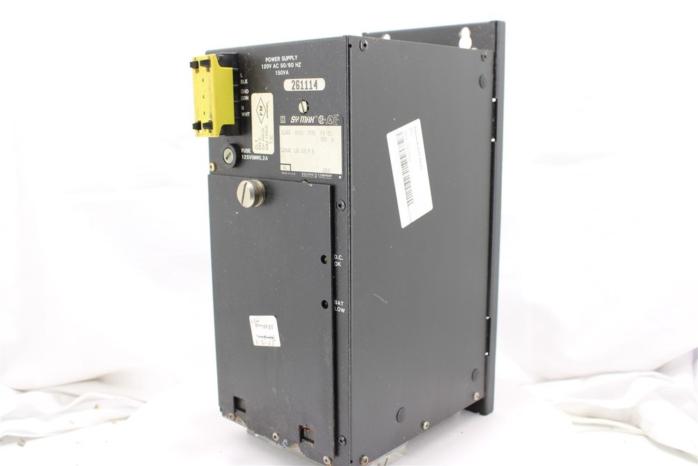 Square D 8030 PS-21 Symax Power Supply Module | 120VAC Input