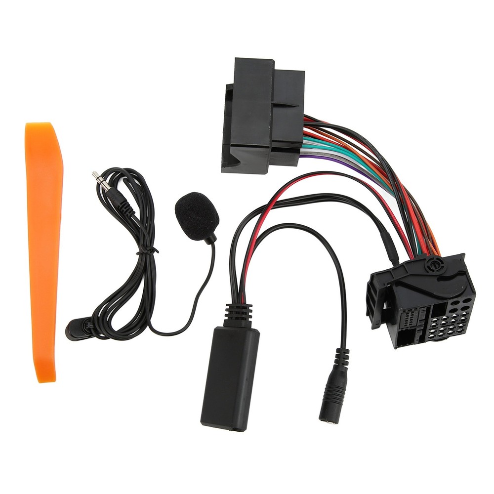 Bluetooth5.0 AUX IN Adapter 12Pin Handsfree Microphone Replacement For CD30