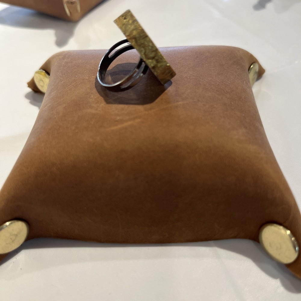 Hexagon Ocean Epoxy Resin Rings