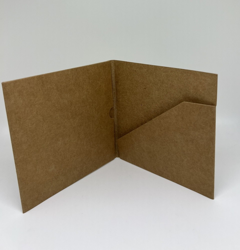 10 PCS NEW 24PT CD / DVD CHIP BOARD MAILER, 1 DISC+FLODER, BROWN, PS2023