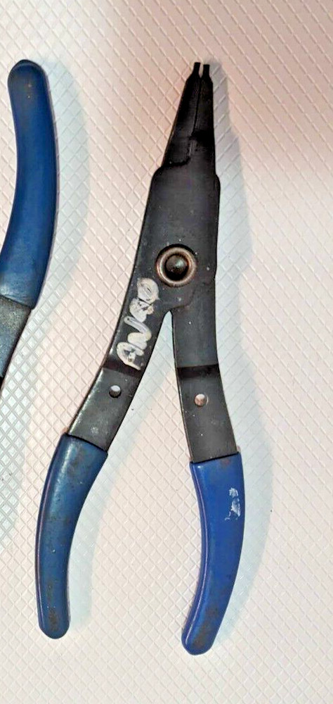 Armstrong Internal Retaining Ring Pliers 67-977 Tool Snap Blue Rubber Handle