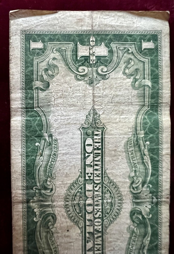 1899 Black Eagle & 1923 $1 Blue Seal Silver Certificates Silver Dollar Bill Note