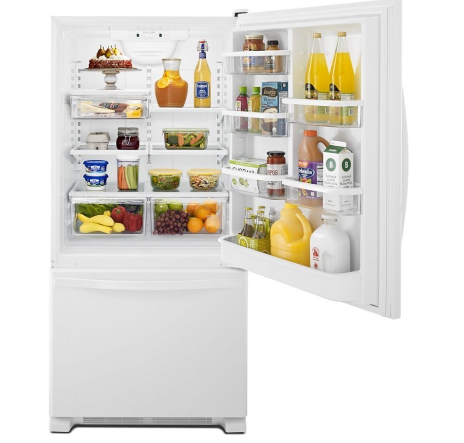 Whirlpool 19 cu. ft. Bottom-Freezer Refrigerator - WRB329DFBW