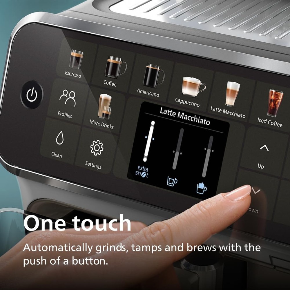 Philips 5500 Series Fully Automatic Espresso Machine - LatteGo Milk System,