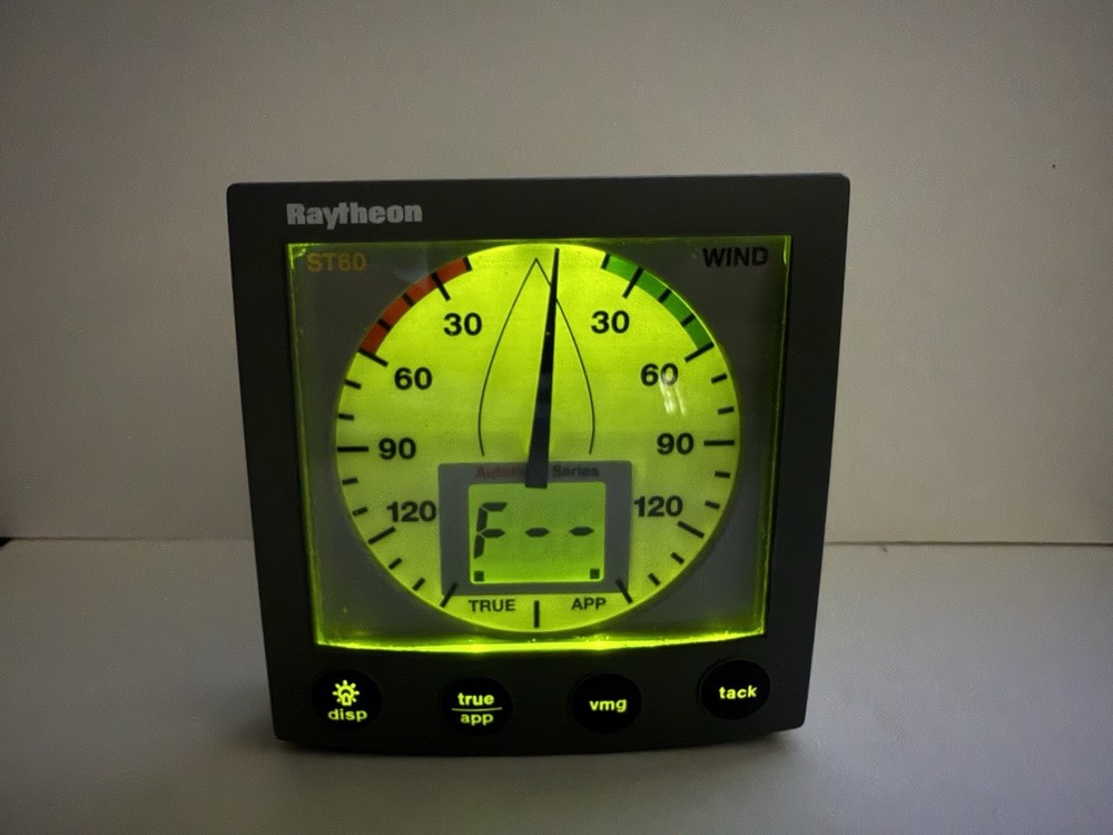 Raymarine ST60 Analog Wind Instrument display A22012- With Screen Cover