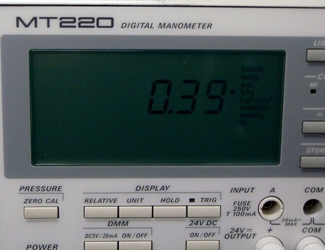 YOKOGAWA MT220 7673-06 Manometer