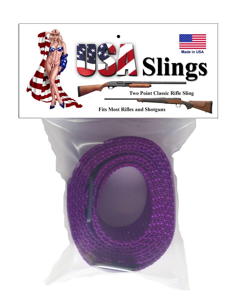 Rifle Sling Purple - 2 Point Gun Sling