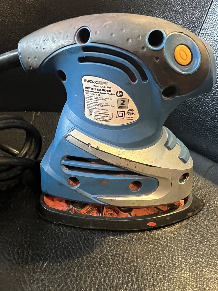 Work Zone Detail Sander 1.6 AMP 120v Great Working Condition