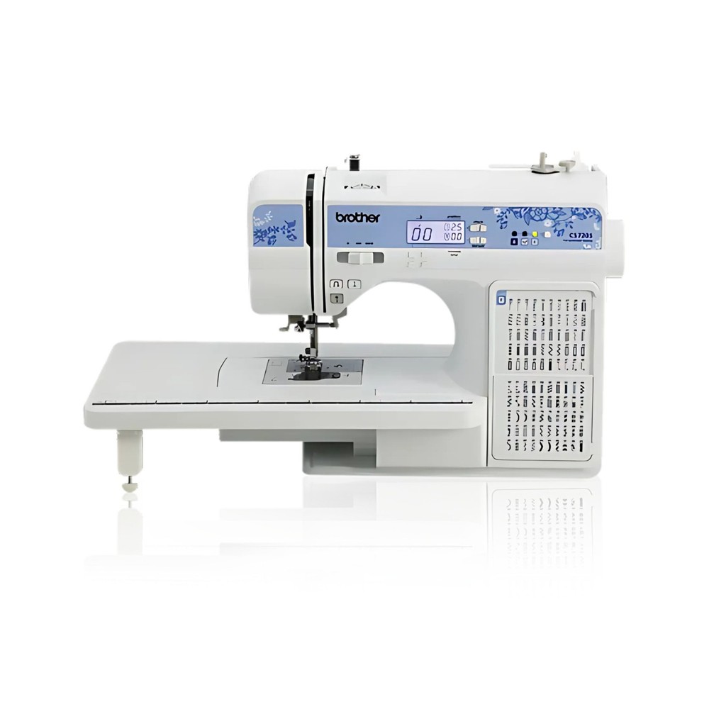 Brother CS7205 Computerized Sewing Machine Wide Table 205 Stitches