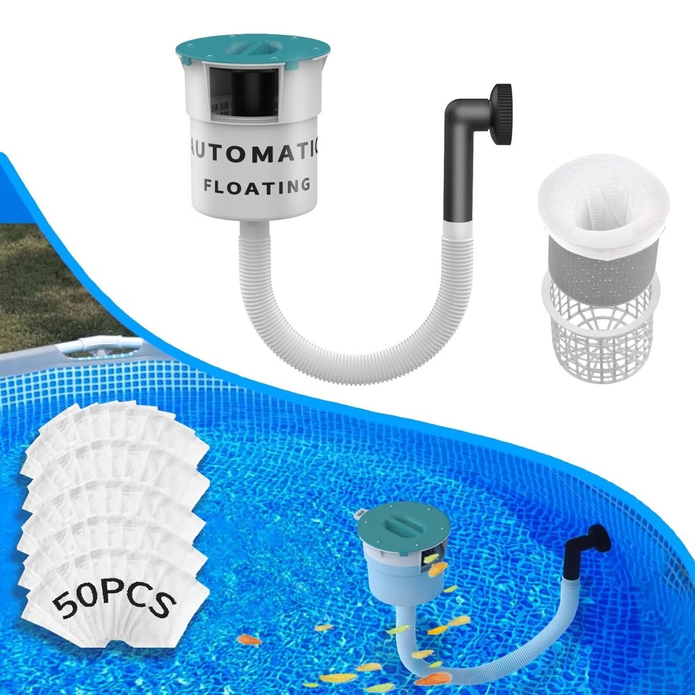 Surface Float Skimmer,2025 Upgrade,No Installation Required, no Adjustable...