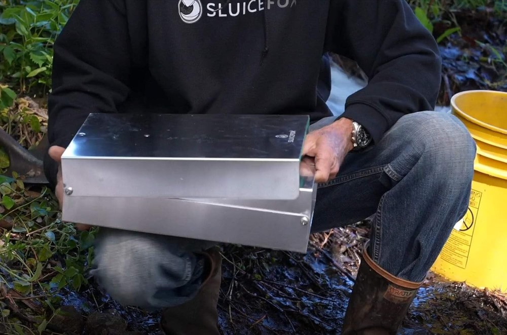 Gold Mining Essentials: 23-Piece Kit with Folding Sluice Box & All Tools Needed