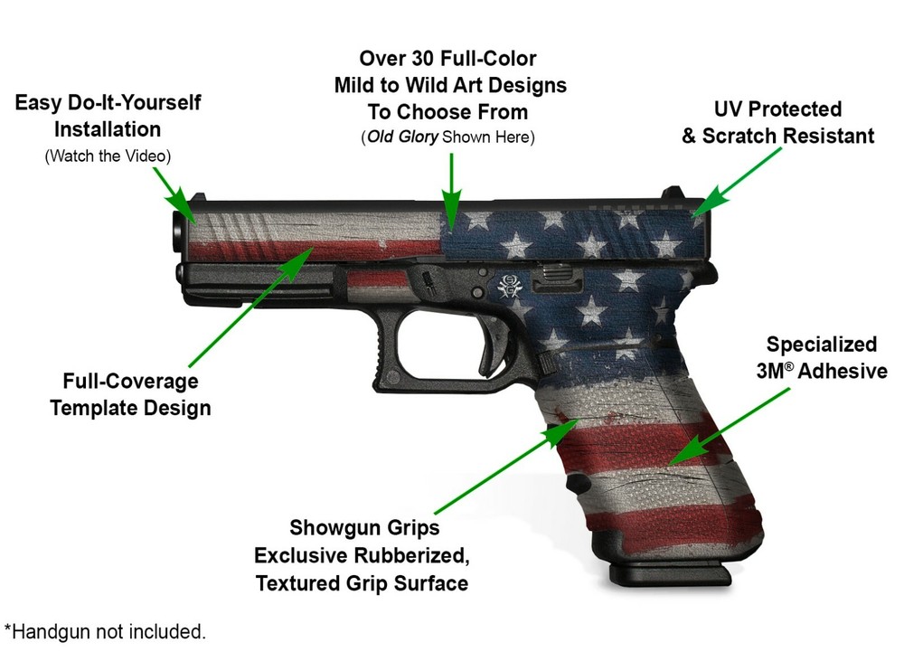 Glock 20SF / Glock 21SF Decal Grip - War Machine