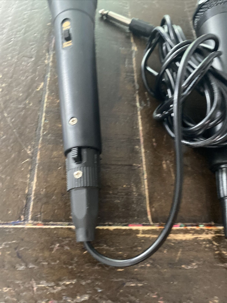 Two Microphones For Karaoke With Cable