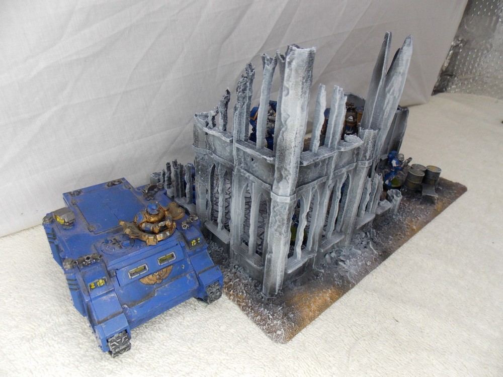 WARGAMING TERRAIN PAINTED BUILDING