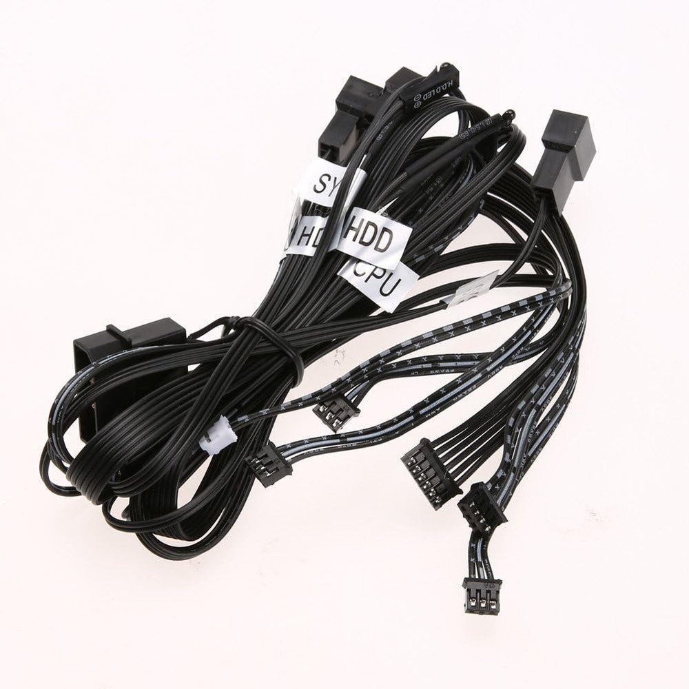 5.25" Bay LCD 3Pin/4Pin Fan CPU/HD/SYS Temperature Speed Controller Temp Sensor