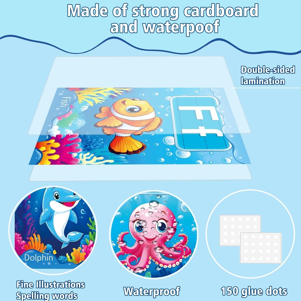 37 Piece Alphanumeric Bulletin Board Set Submarine Alphanumeric 0-10 Card Cut...