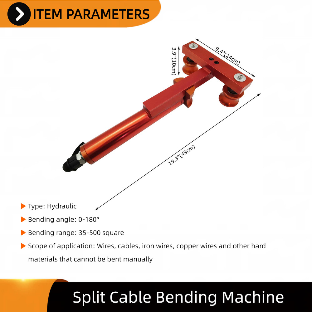 CCD Split-Type Cable Bender Bending Range 35-500 Square Wire Bending Tool